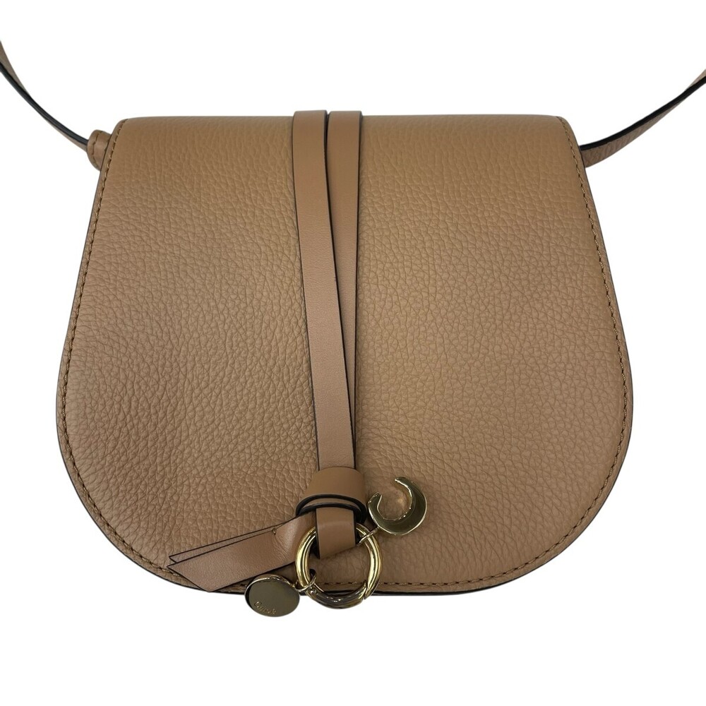Chloe Bag Shoulder Beige ALPHABET